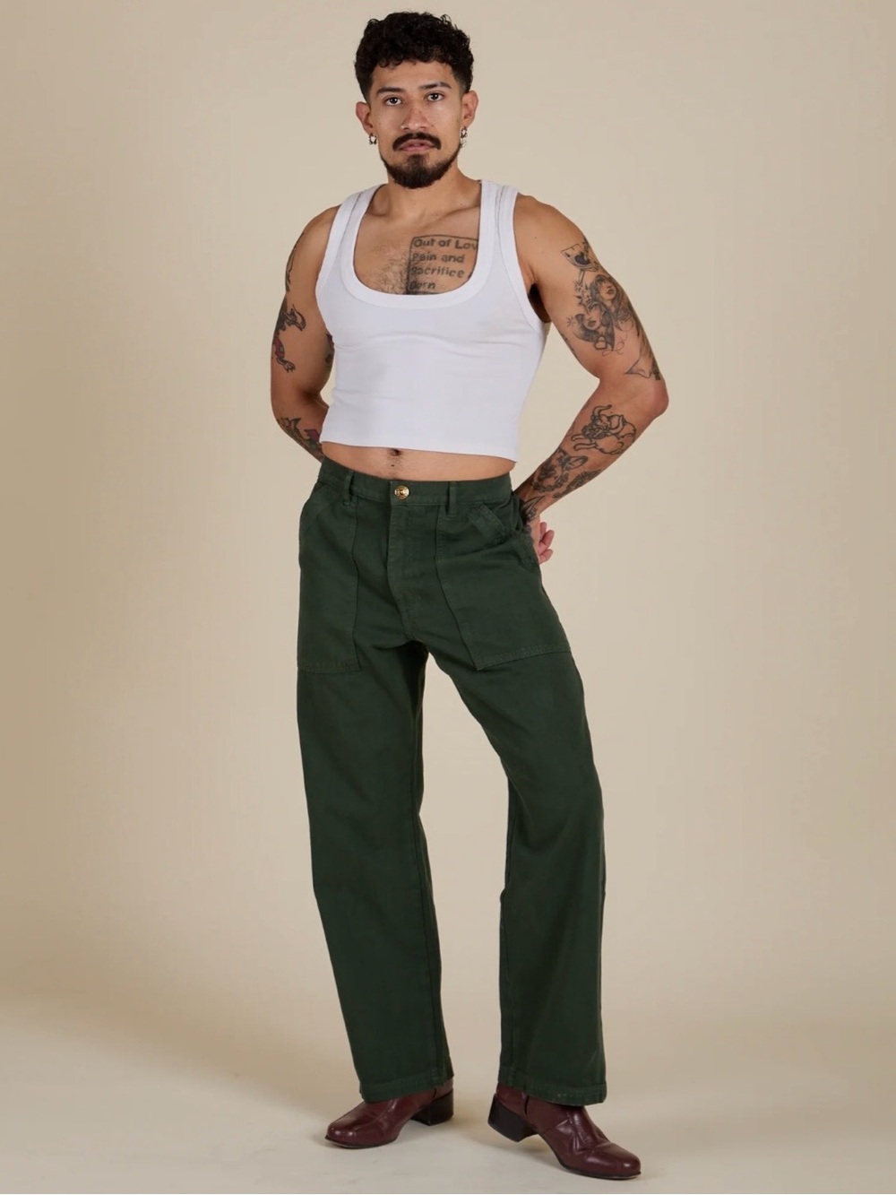 Big Bud Press Green Work Pants Size S